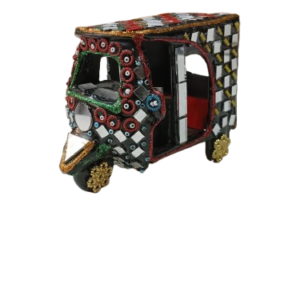 Star Shine Mirror Rickshaw Miniature