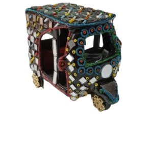 Star Shine Mirror Rickshaw Miniature