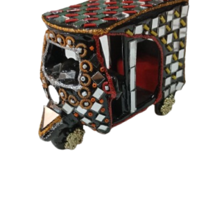 Star Shine Mirror Rickshaw Miniature