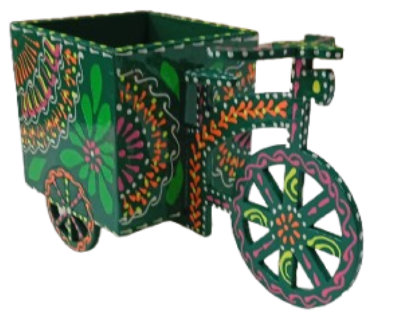 Truck Art Cycle Stationery Holder - Image 4