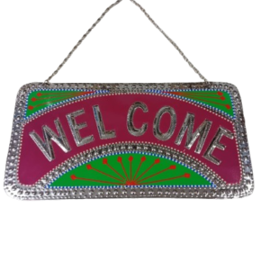 Handcrafted Chamakpatti Welcome Plate