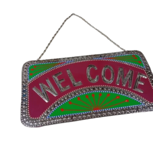 Handcrafted Chamakpatti Welcome Plate