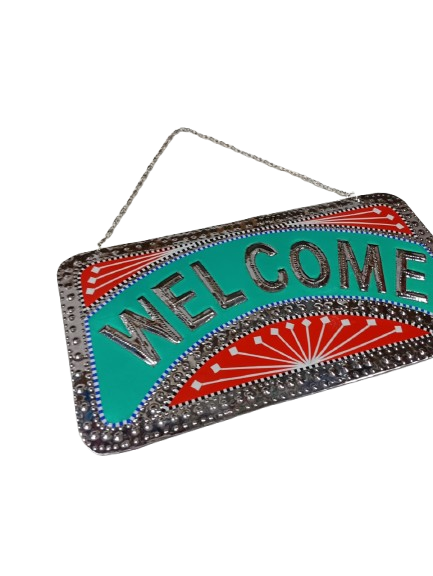 Handcrafted Chamakpatti Welcome Plate - Image 2