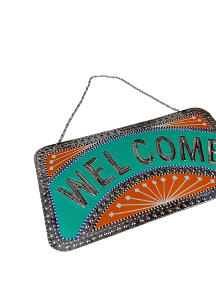 Handcrafted Chamakpatti Welcome Plate - Image 4