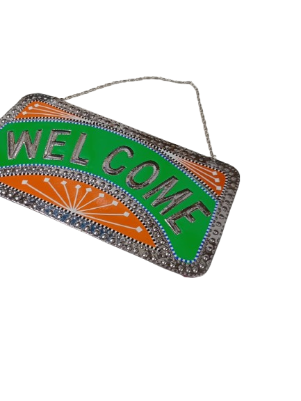 Handcrafted Chamakpatti Welcome Plate - Image 5