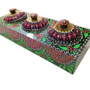 Chamakpatti 3-Section Masala Box Tray