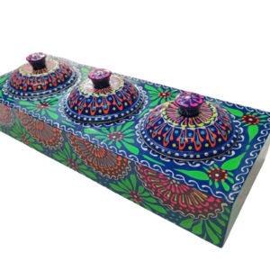 Chamakpatti 3-Section Masala Box Tray