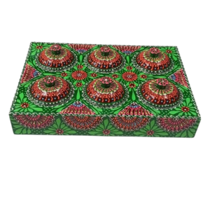 Chamakpatti Masala Box Tray with Steel Bowls