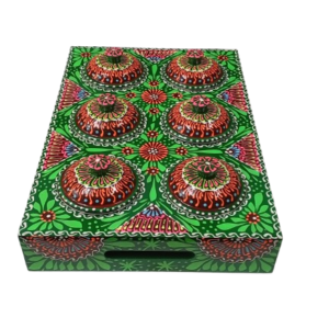 Chamakpatti Masala Box Tray with Steel Bowls