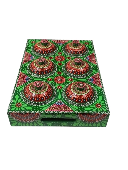 Chamakpatti Masala Box Tray with Steel Bowls - Image 2