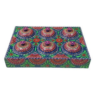 Chamakpatti Masala Box Tray with Steel Bowls