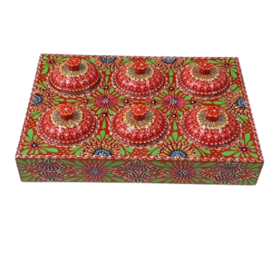 Chamakpatti Masala Box Tray with Steel Bowls