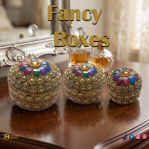 Handcrafted Decorative Bajri Box  Set of 3