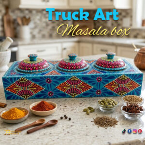 Chamakpatti 3-Section Masala Box Tray