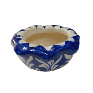 Blue Pottery Handcrafted Ashtray (10.5×4)