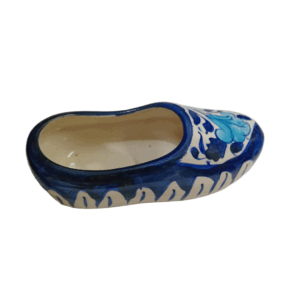 Blue Pottery Shoe Decor