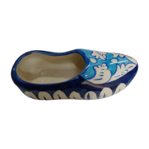 Blue Pottery Shoe Decor