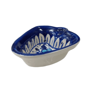 Blue Pottery Fish Tray (24×14)