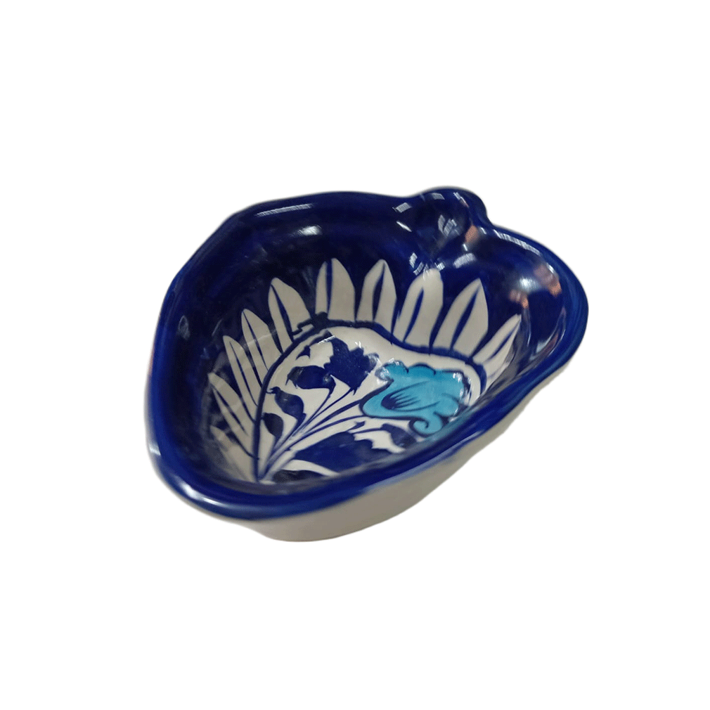 Blue Pottery Fish Tray (24x14)