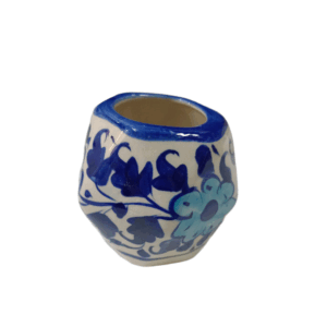 Blue Pottery Diamond Mini Bowl (5×5.6)