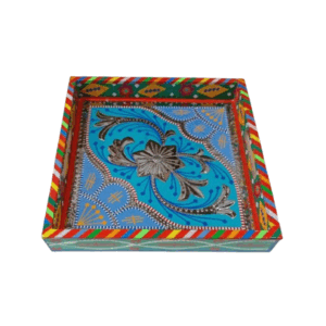 Chamakpatti Handmade Square Tray (26.5×26.5cm)