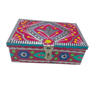 chamakpatti Box(16 by 11):Real Truck Art Design for Storage and Decoration