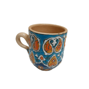 Persian Hand-Painted Ceramic Espresso Cup