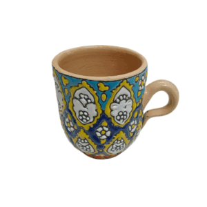 Persian Hand-Painted Ceramic Espresso Cup