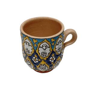 Persian Hand-Painted Ceramic Espresso Cup