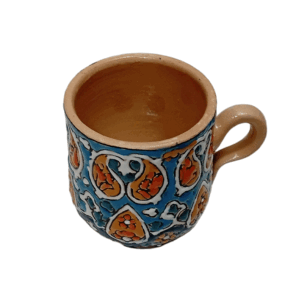Persian Hand-Painted Ceramic Espresso Cup