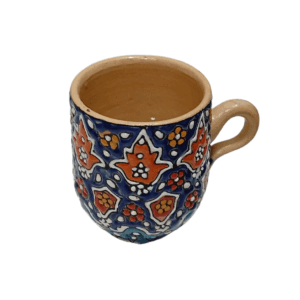 Persian Hand-Painted Ceramic Espresso Cup