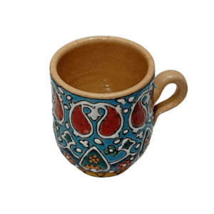 Persian Hand-Painted Ceramic Espresso Cup