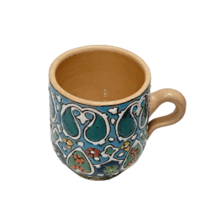 Persian Hand-Painted Ceramic Espresso Cup