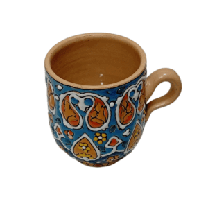 Persian Hand-Painted Ceramic Espresso Cup