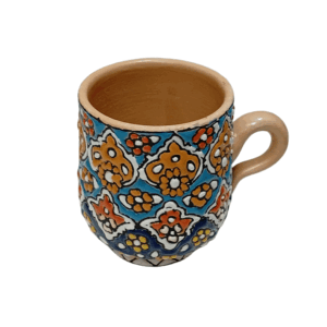 Persian Hand-Painted Ceramic Espresso Cup