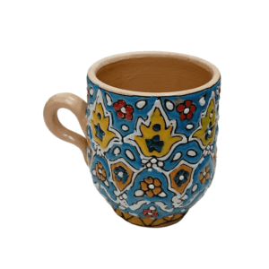 Persian Hand-Painted Ceramic Espresso Cup