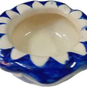 Blue Pottery Handcrafted Ashtray (10.5×4)