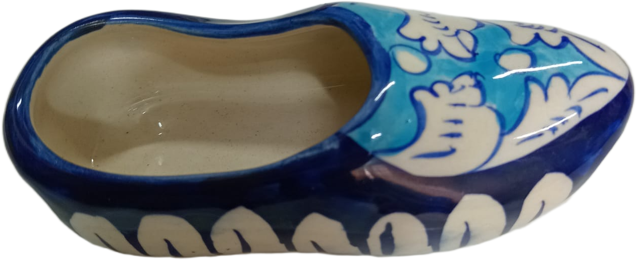 Blue Pottery Shoe Decor - Image 5