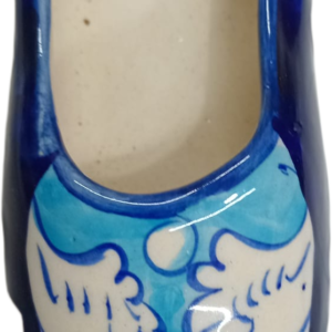 Blue Pottery Shoe Decor