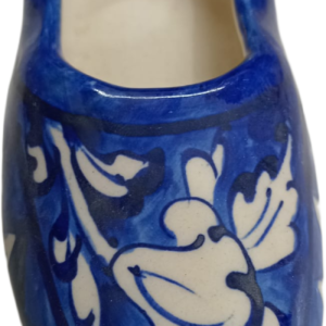 Blue Pottery Shoe Decor