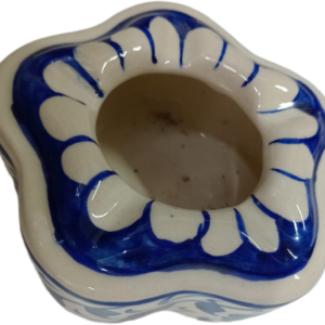 Blue Pottery Handcrafted Ashtray (10.5×4)