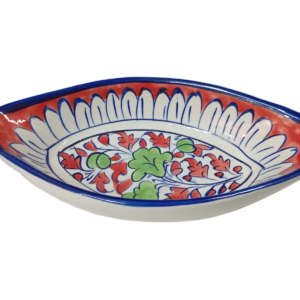 Handcrafted Blue Pottery Deep Bowl (23.5×12)