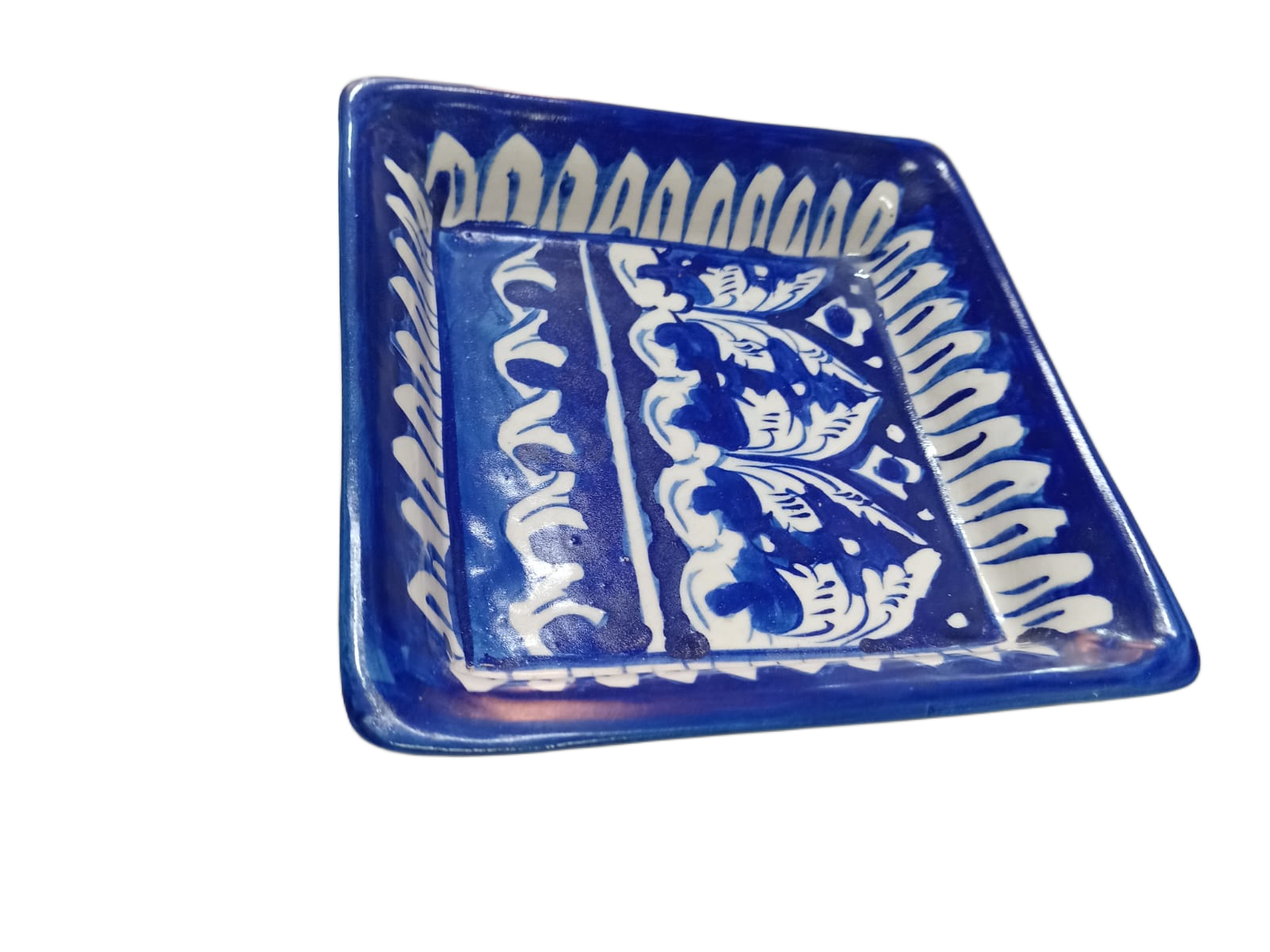 Handcrafted Pottery Salad Tray (15x15) - Image 5
