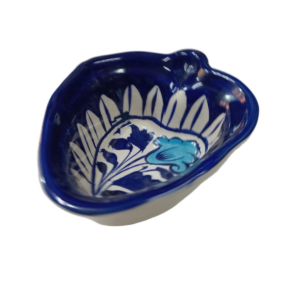 Blue Pottery Fish Tray (24×14)