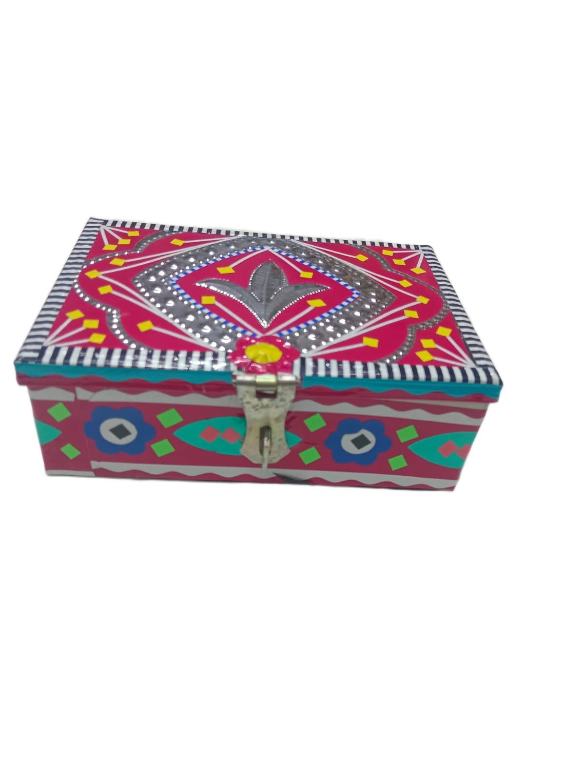 chamakpatti Box(16 by 11):Real Truck Art Design for Storage and Decoration - Image 5