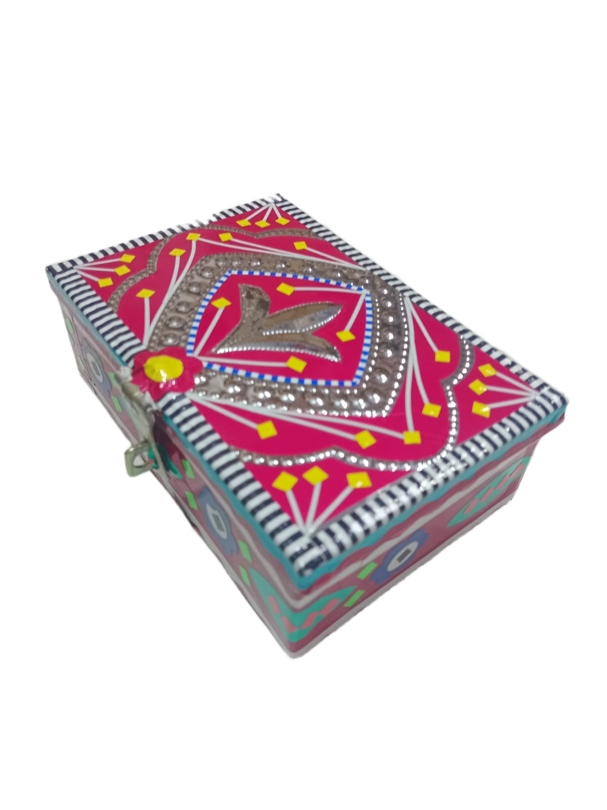 chamakpatti Box(16 by 11):Real Truck Art Design for Storage and Decoration - Image 2