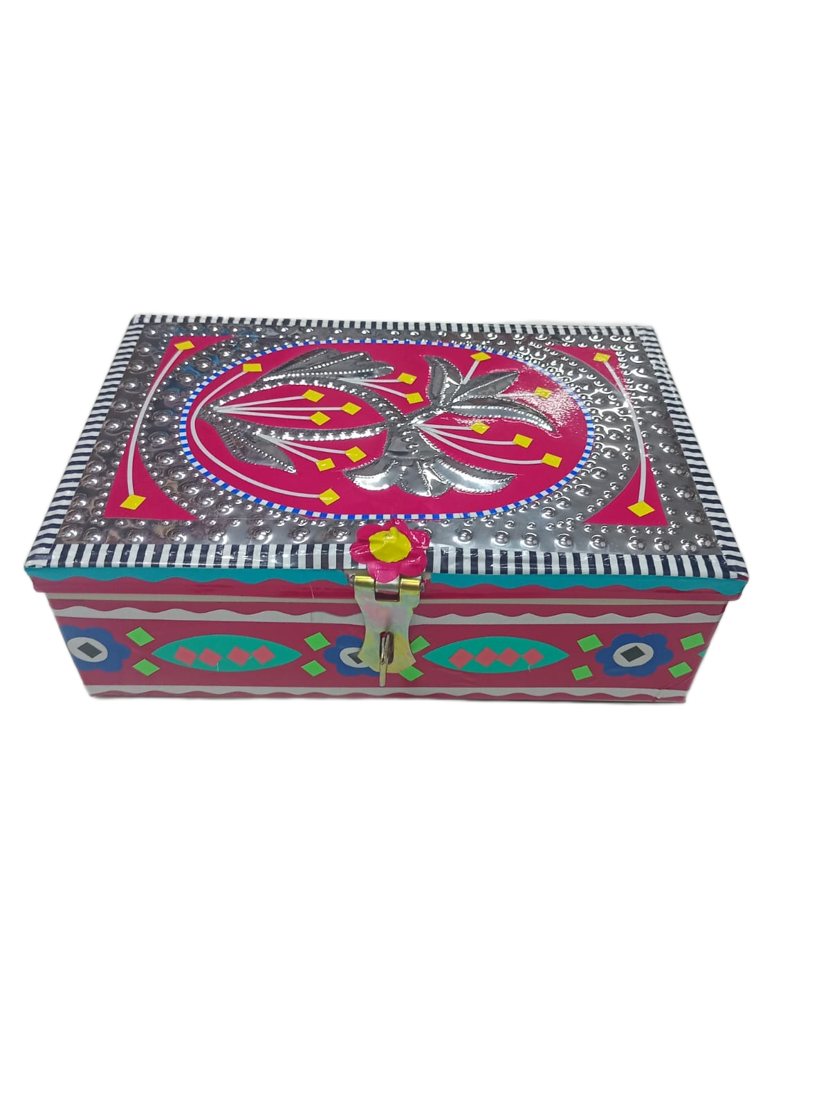 chamakpatti Box(20 by 14):Real Truck Art Design for Storage and Decoration - Image 4