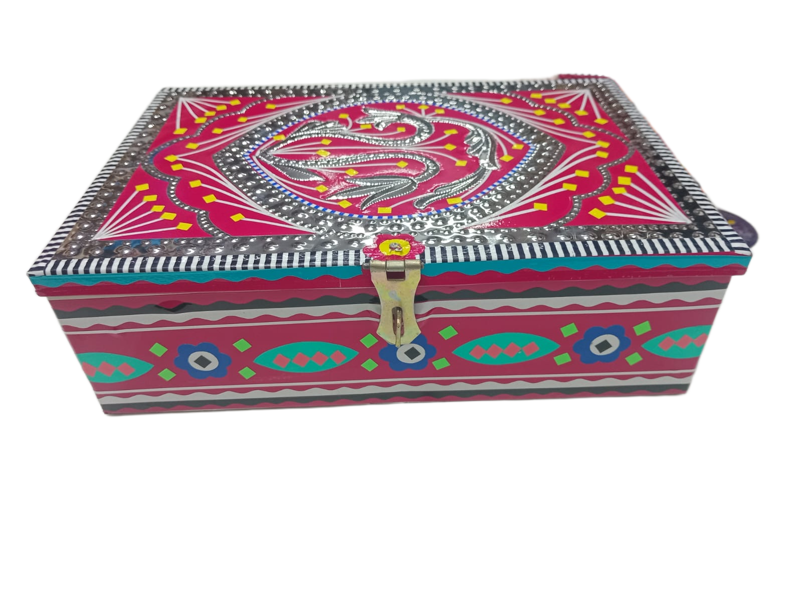 chamakpatti Box(27 by 19):Real Truck Art Design for Storage and Decoration - Image 2