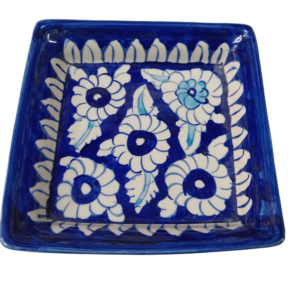 Handcrafted Pottery Salad Tray (15×15)