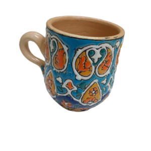 Persian Hand-Painted Ceramic Espresso Cup